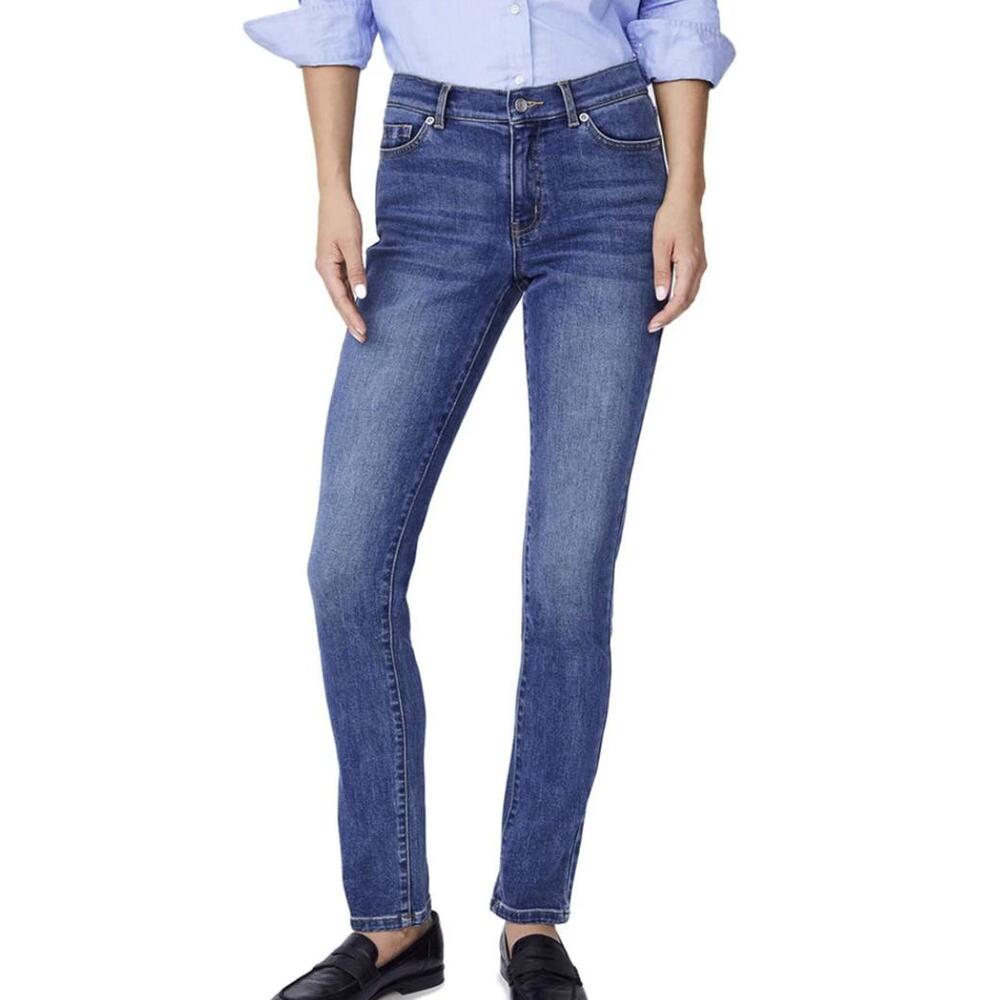 J.McLaughlin Jaycie Skinny Denim Medium Wash Denim Jeans - Size - 8
